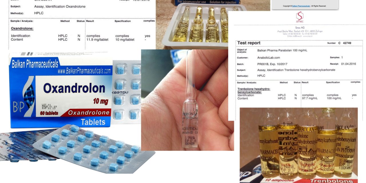 Check laboratory tests of our steroids !!